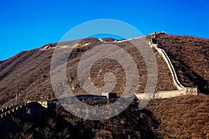 Great Wall of China Landscape - Tourist Attraction in Beijing, China