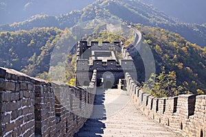 Great Wall of China. Mutianyu.