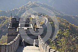Great Wall of China. Mutianyu.