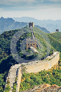 Great Wall of China, near Jinshanling