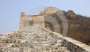 The Great Wall of China. This section of the Great Wall is at Jinshanling near Beijing.