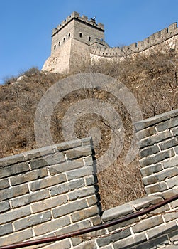 The Great Wall of China. This section of the Great Wall is at Juyongguan near Beijing.
