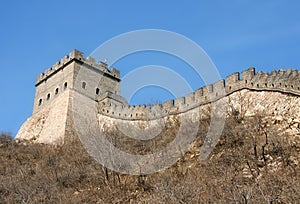 The Great Wall of China. This section of the Great Wall is at Juyongguan near Beijing.