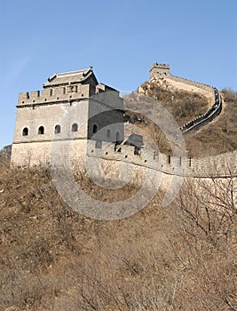 The Great Wall of China. This section of the Great Wall is at Juyongguan near Beijing.