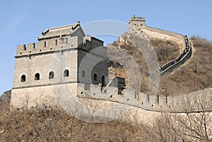 The Great Wall of China. This section of the Great Wall is at Juyongguan near Beijing.