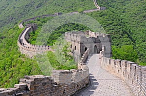 Great Wall of China in Summer