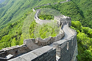 Great Wall of China in Summer