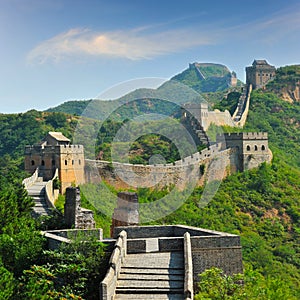 Great Wall of China in Summer