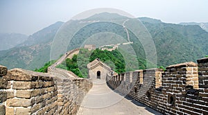 The Great Wall of China on a sunny day