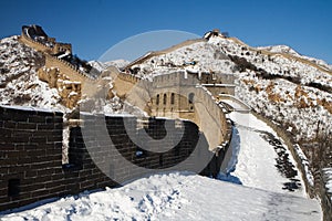 Great Wall of China in winter