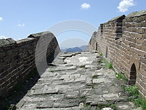 Great wall hill top at Jinshanling in China