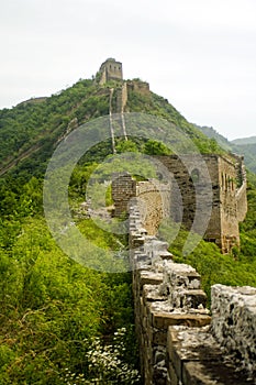 Great wall, ruins of the top passage way