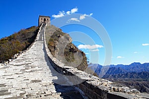 Great Wall running in the sky