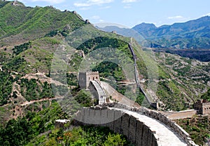 Great wall in Simatai photo