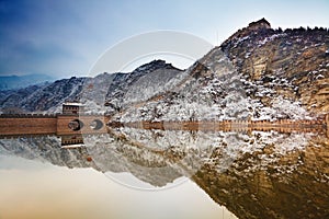 Great wall in snow