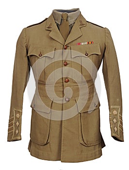 Great War officer's uniform WW1 photo