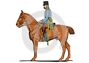 The Great War soldier on horseback