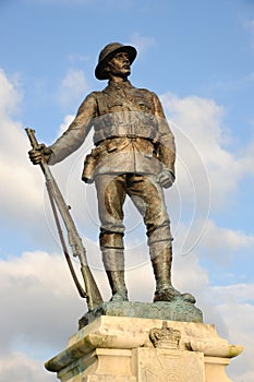 Great War soldier memorial
