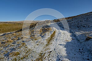 Great Whernside from Kettlewell in the Yorkshire Dales photo