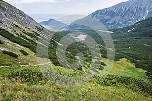 Great White mountain lake, Belianske Tatras mountain, Slovakia