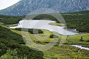 Great White mountain lake, Belianske Tatras mountain, Slovakia