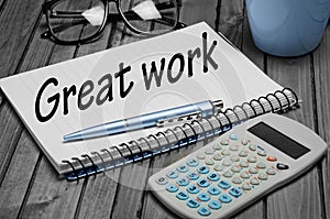 Great work word