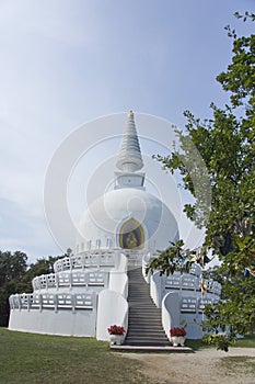 Buddhist stupa in Zalaszanto, Hungary