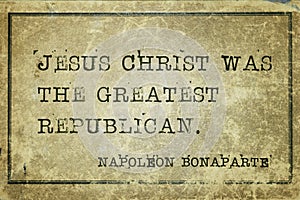 Greatest republican Napoleon