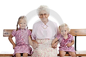 Greatgrandmother and greatgrand children