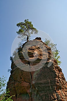 Greats rocks in Dahn Rockland, Germany, Palatinate Forest