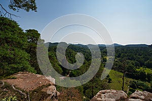 Greats rocks in Dahn Rockland, Germany, Palatinate Forest