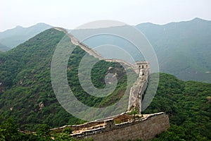 Greatwall in green hills photo