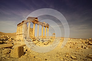 Grecko roman temple in Palmyra