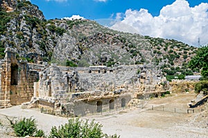 Greco-Roman amphitheatre in Demre Mira Turkey