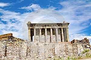 Greco-Roman architecture and culture. An old temple built in Greco-Roman style. Landmarks of the world