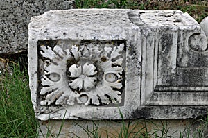 Greco-Roman Sculpted Relic, Hierapolis, Pamukkale, Turkey