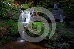 Gree waterfall on Phu Soi Dao