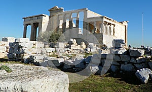Greece, Athens, Acropolis, the temple of Erechteion