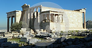 Greece, Athens, Acropolis, the temple of Erechteion