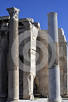 Greece, Athens, Columns