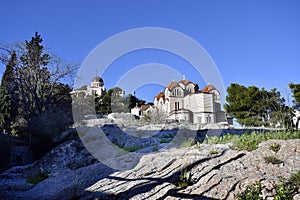 Greece, Athens, Holy Marina Church and Observatory