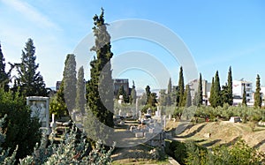Greece, Athens, Kerameikos Cemetery, Eridanos river, landscape and nature