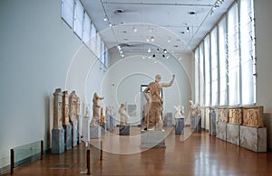 Acropolis exhibits at the Athens Museum. Greece