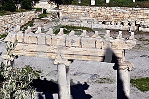 Greece, Athens, Roman Ruins