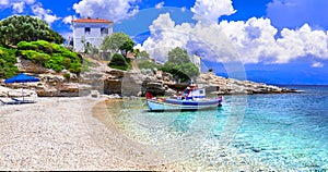 Greece. beautiful beaches of Samos island