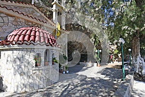 Greece, cave church of Agios Ioannis in Crete