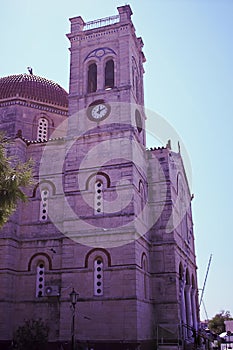 Greece, The Church of Panayitsa in the port of Aegina town, Aegina Island
