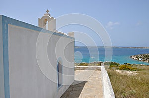 Greece churches, sea and sail