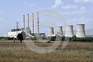 Greece, Coal Power Plant