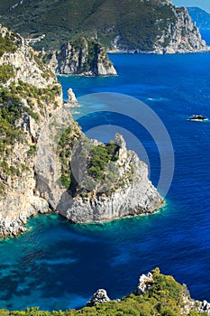 Greece, Corfu island, Paleokastritsa